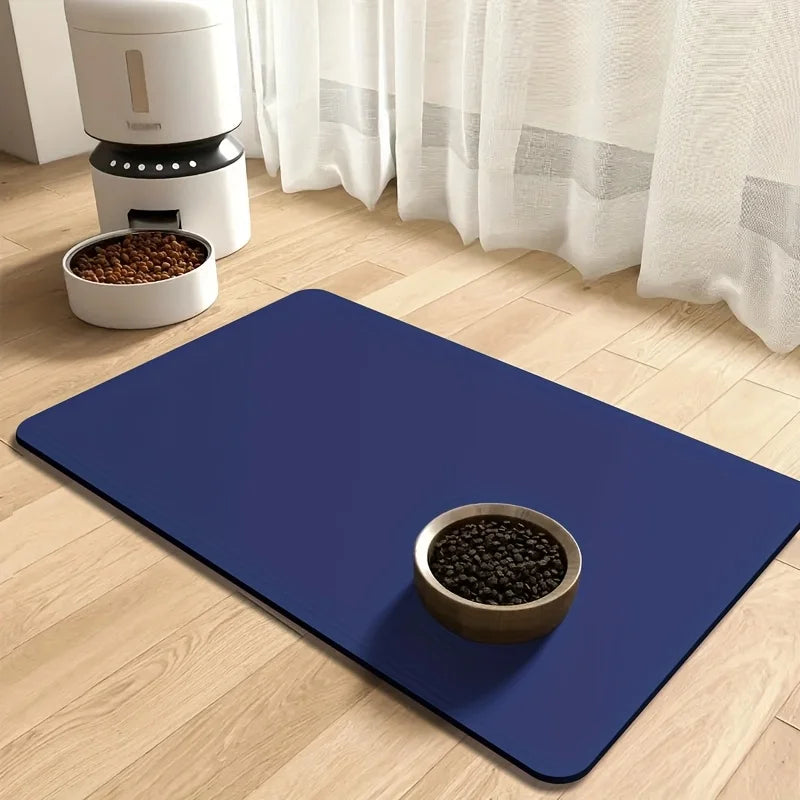 Solid Color Pet Feeding Mat Cat and Dog Special Placemat