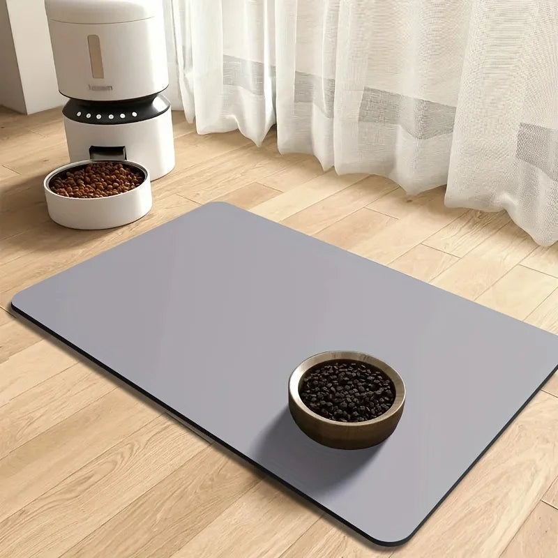 Solid Color Pet Feeding Mat Cat and Dog Special Placemat