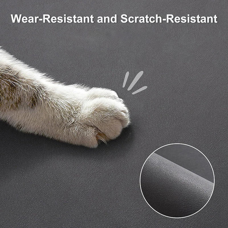 Oval Pet Feeding Mat Absorbent Pet Placemat for Cats Dogs Non-Slip Dog Water Dispenser Mat Quick-Dry Cat Feeding Mat Pet Supply